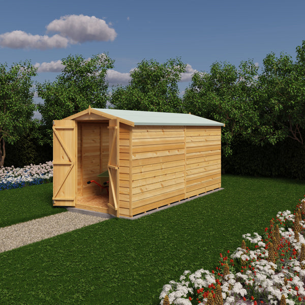 Overlap Double Door No windows 12x6 Storage Shed