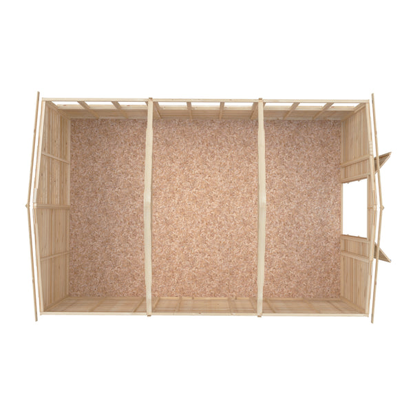 Overlap Double Door 10x15 Economy Storage Shed