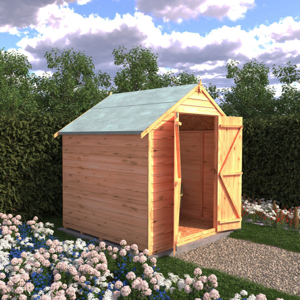 Overlap Double Door 6x6 Storage Shed