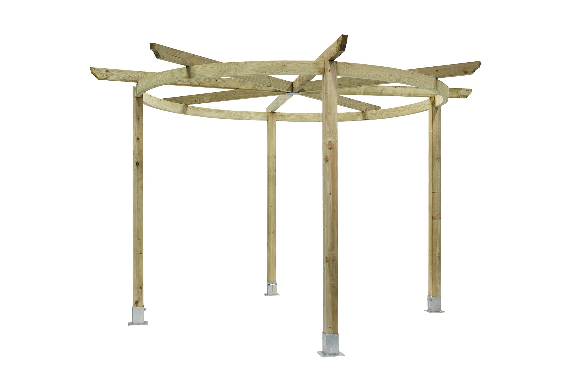 Grange Carousel Round Wheel Pergola - Best Shed