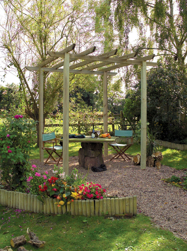 Grange Traditional Pergola 2.7x2.7m - Best Shed