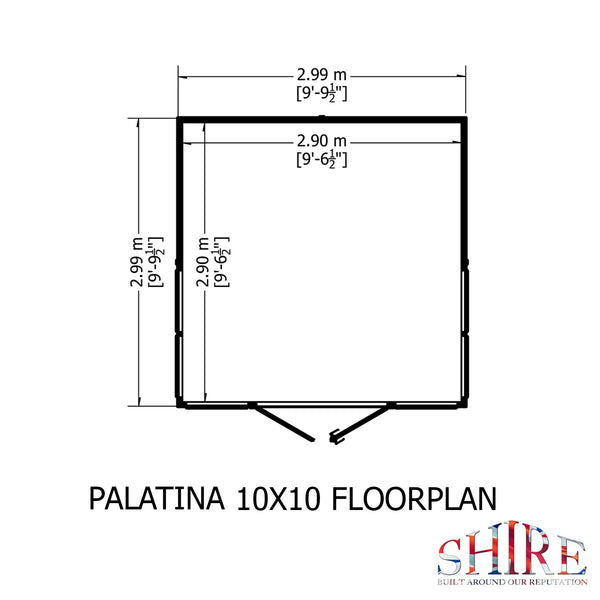 Palatina 10x10 Garden Studio