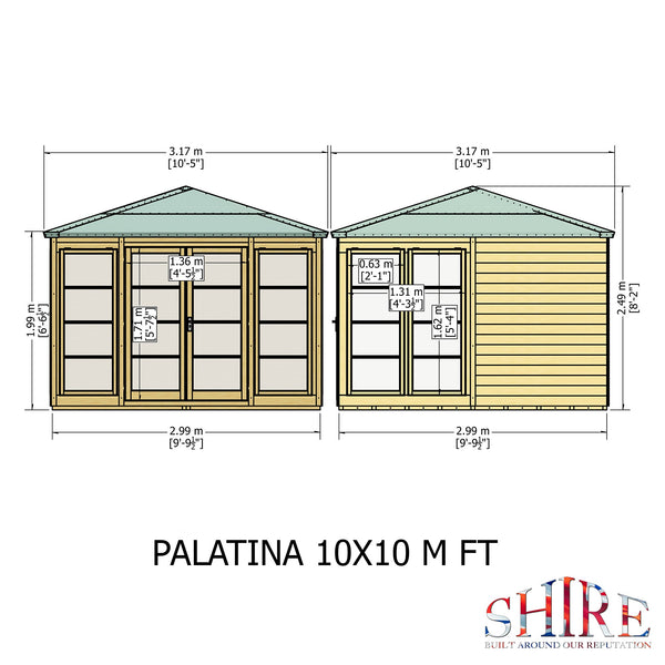 Palatina 10x10 Garden Studio