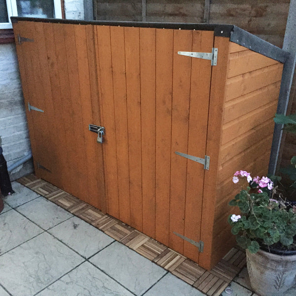 Shire Pent Shiplap Bike Store No Floor 6x3 - Best Shed