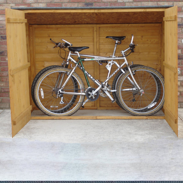 Shire Pent Shiplap Bike Store No Floor 6x3 - Best Shed