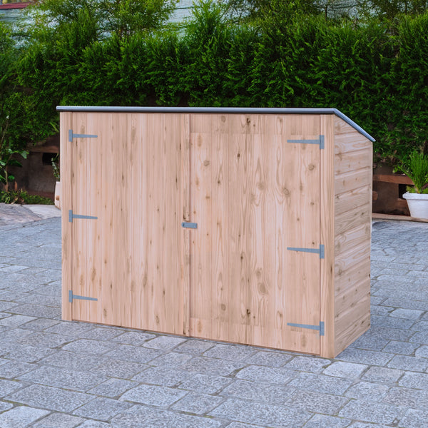 Shire Pent Shiplap Bike Store No Floor 6x3 - Best Shed