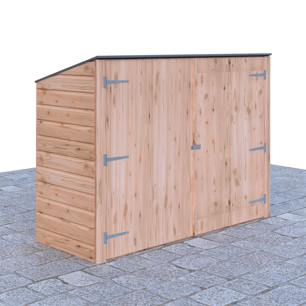 Shire Pent Shiplap Bike Store No Floor 6x3 - Best Shed