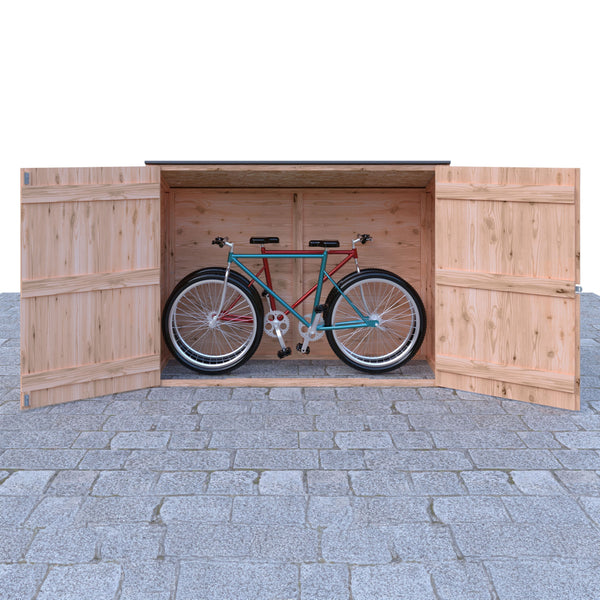 Shire Pent Shiplap Bike Store No Floor 6x3 - Best Shed