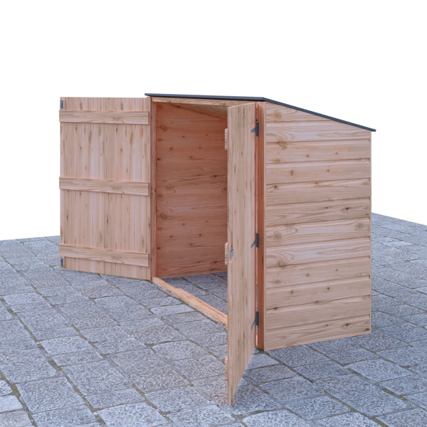 Shire Pent Shiplap Bike Store No Floor 6x3 - Best Shed
