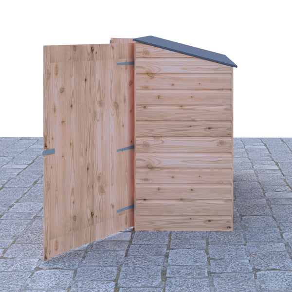 Shire Pent Shiplap Bike Store No Floor 6x3 - Best Shed