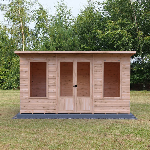 Shire 12x6 Peony Summerhouse 12mm Shiplap interlock cladding