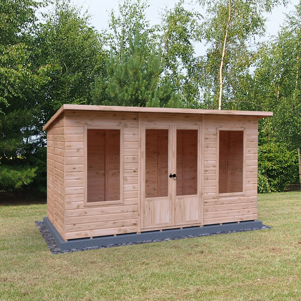 Shire 12x6 Peony Summerhouse 12mm Shiplap interlock cladding