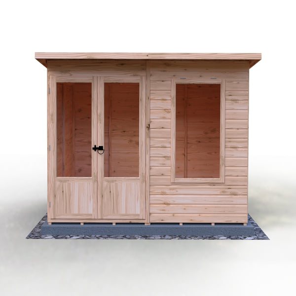 Shire 8x6 Peony Summerhouse 12mm Shiplap interlock cladding