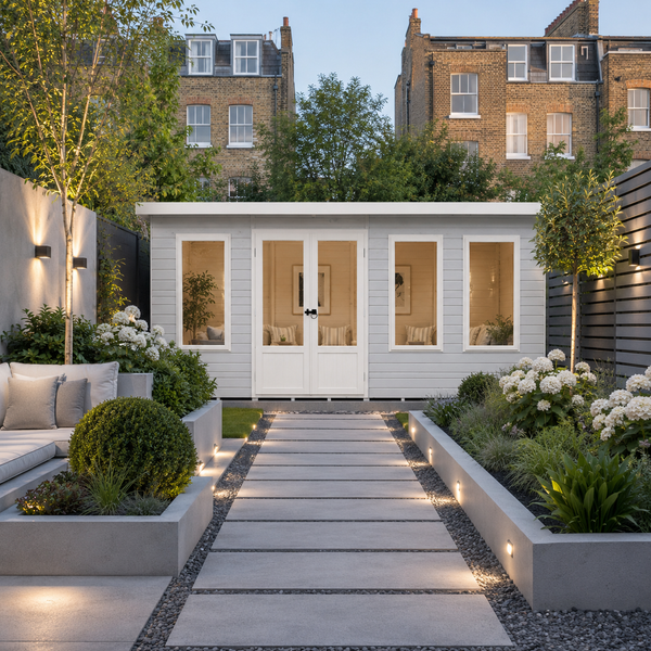 Shire 16x6 Peony Summerhouse 12mm Shiplap interlock cladding