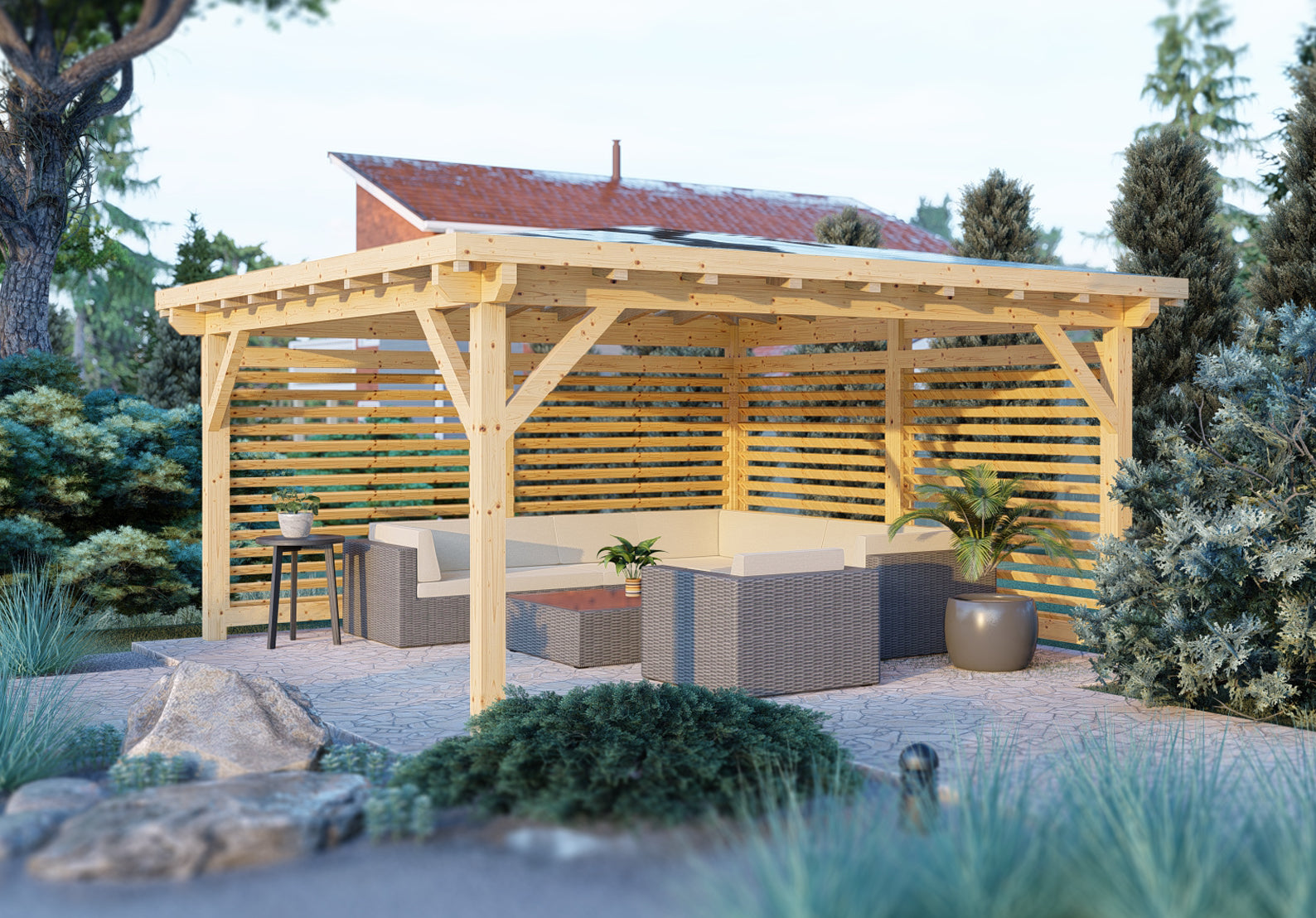 Grange Uma Pergola 4x4m - Best Shed