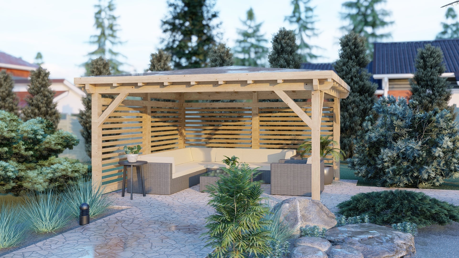 Grange Uma Pergola 4x4m - Best Shed