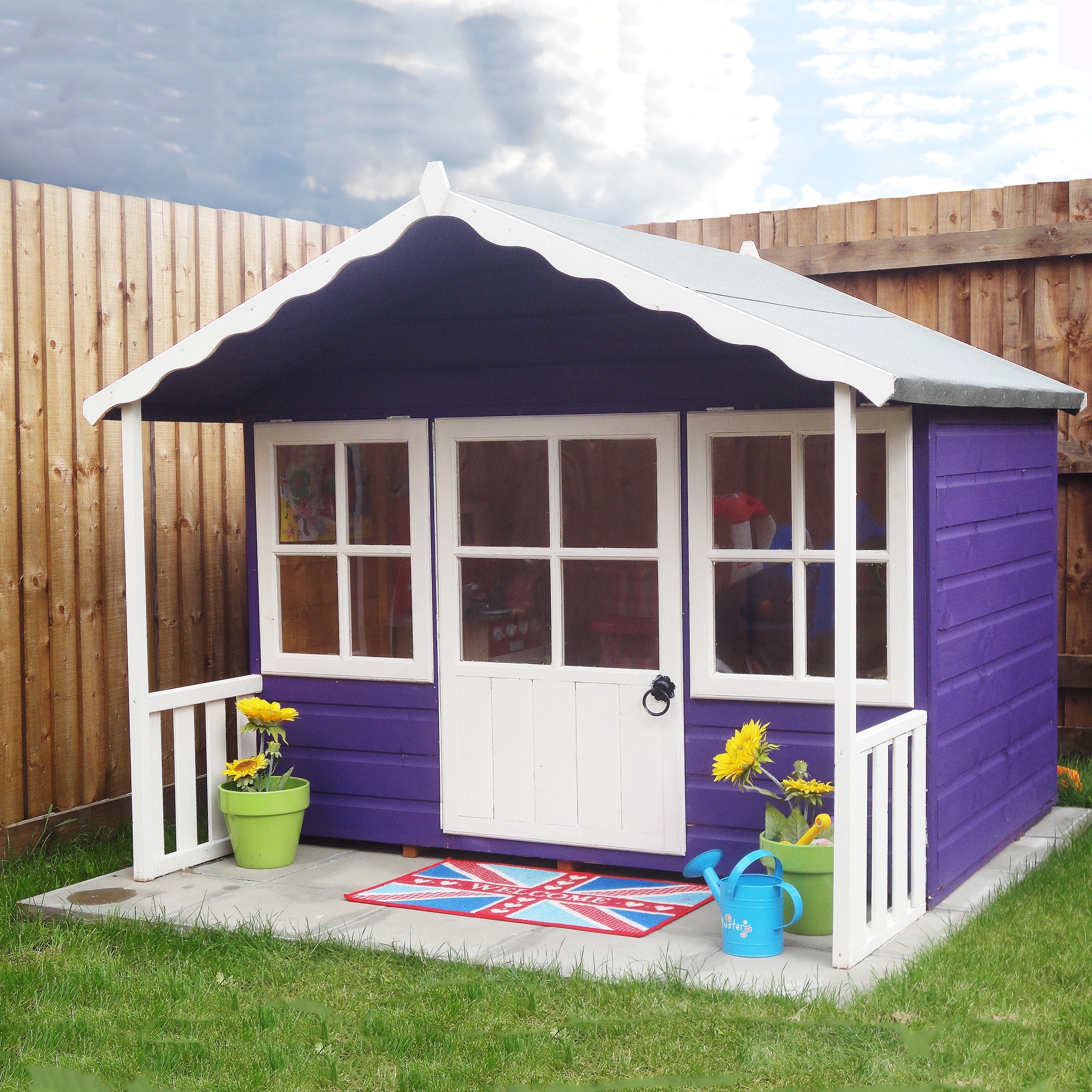 Shire Pixie 6x5.5 Childrens Playhouse with 12mm Shiplap cladding - Best Shed
