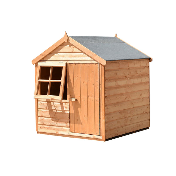 Shire 4x4 Playhut Childrens Playhouse with 12mm Shiplap cladding - Best Shed