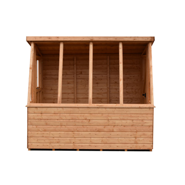8x8 Iceni Potting Shed Style B Single Door 12mm Shiplap