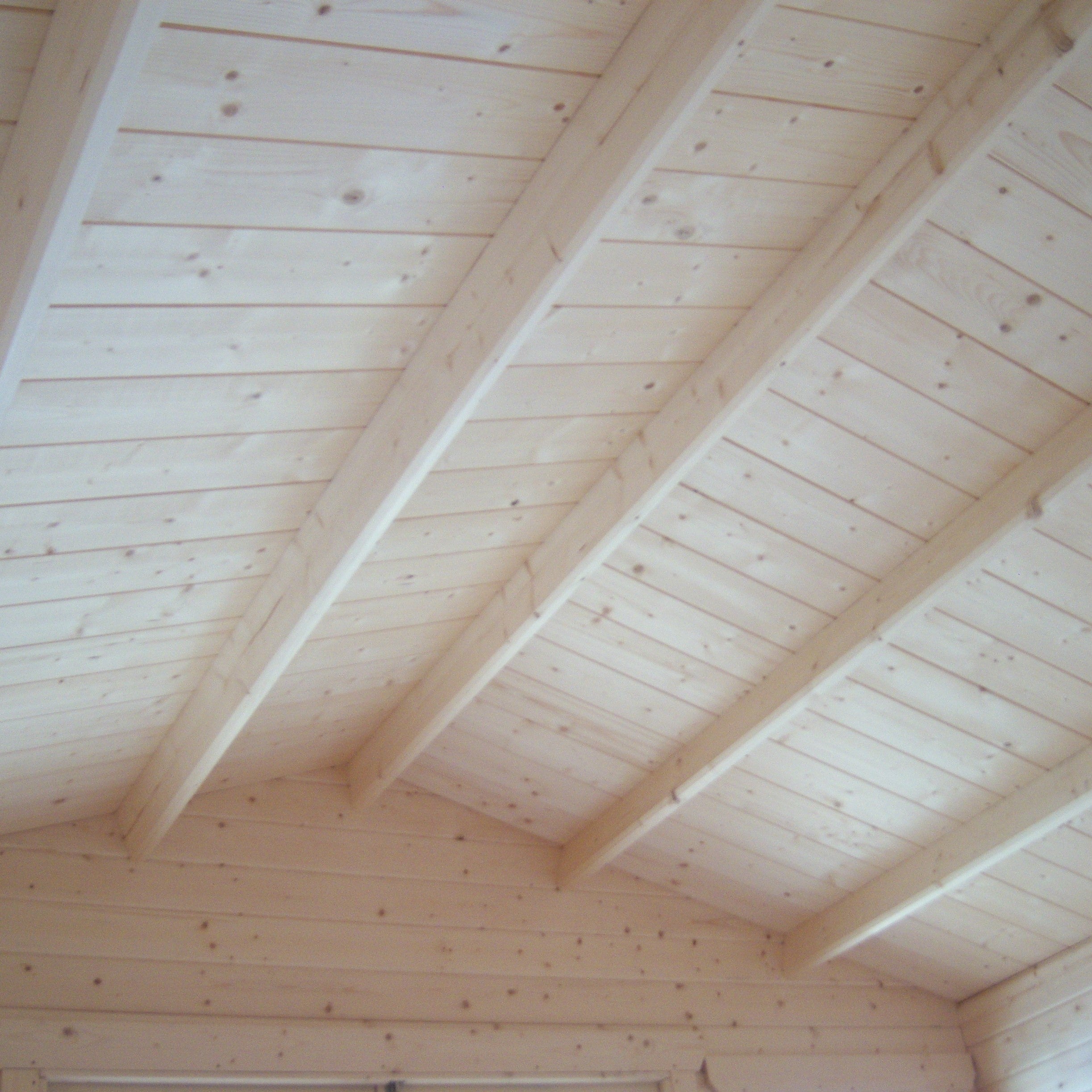 Shire Clipstone 12Gx12 Log Cabin 28mm interlock cladding - Best Shed