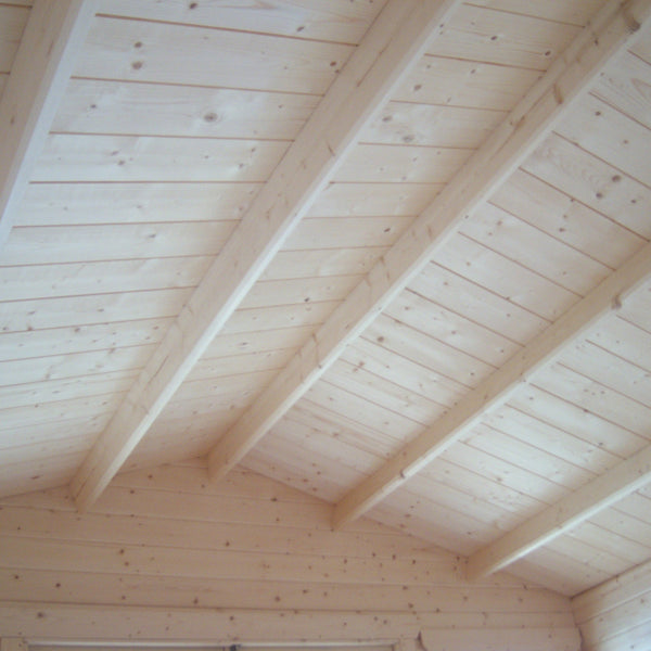 Shire Marlborough 12Gx10 Log Cabin 28mm interlock cladding - Best Shed
