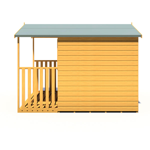 Rothesay 7x9 Garden Shed with Veranda 12mm Shiplap T&G