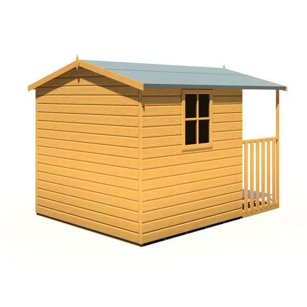 Rothesay 7x9 Garden Shed with Veranda 12mm Shiplap T&G