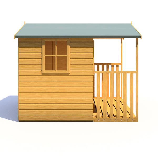 Rothesay 7x8  Garden Shed with Veranda 12mm Shiplap T&G
