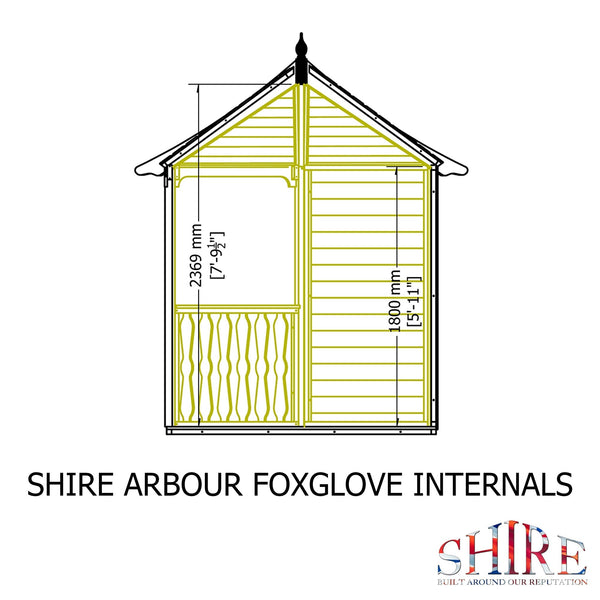 Shire  Arbour 2.6x2.3m - Best Shed