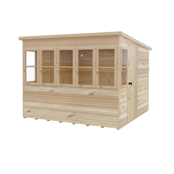 Sun Pent Potting Shed Style B 8x8 Single Door 12mm Shiplap