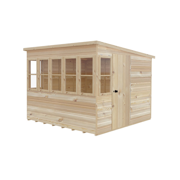 Sun Pent Potting Shed Style B 8x8 Single Door 12mm Shiplap