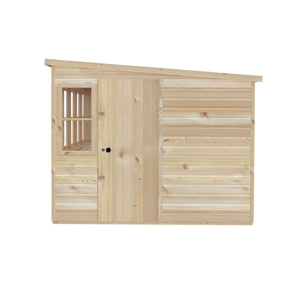Sun Pent Potting Shed Style B 8x8 Single Door 12mm Shiplap