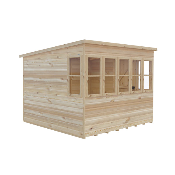 Sun Pent Potting Shed Style B 8x8 Single Door 12mm Shiplap