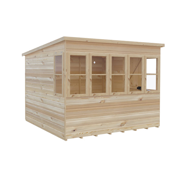Sun Pent Potting Shed Style B 8x8 Single Door 12mm Shiplap