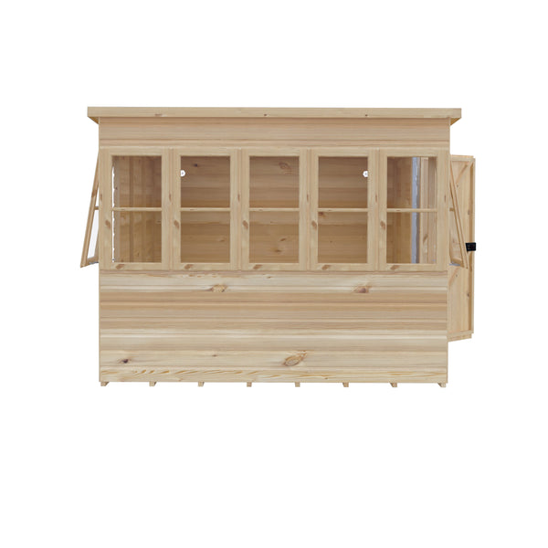 Sun Pent Potting Shed Style B 8x8 Single Door 12mm Shiplap
