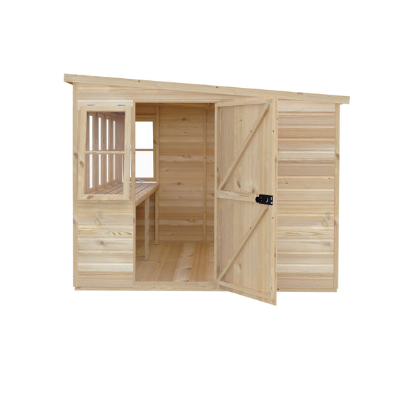 Sun Pent Potting Shed Style B 8x8 Single Door 12mm Shiplap