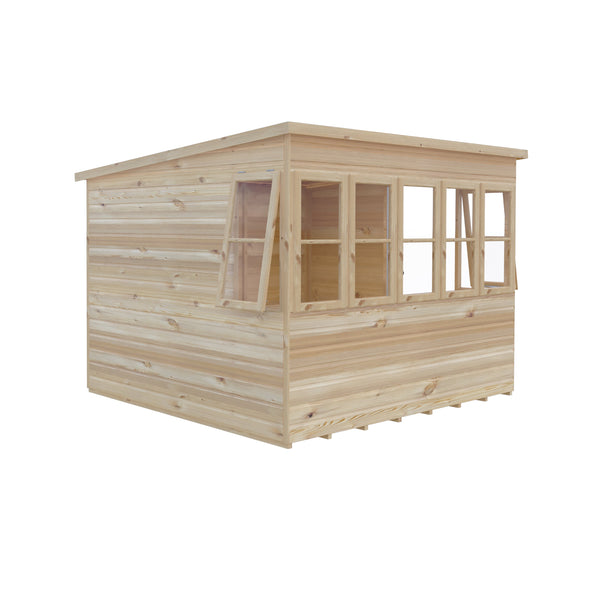 Sun Pent Potting Shed Style B 8x8 Single Door 12mm Shiplap