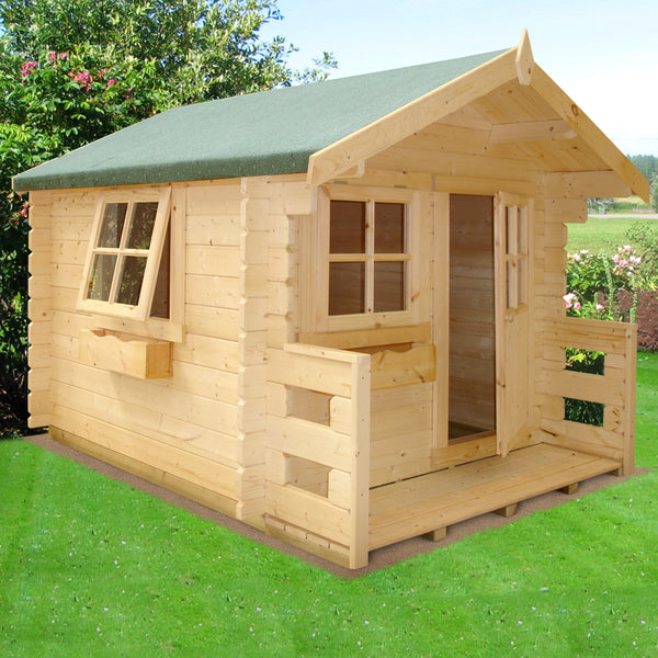 Shire 8x8 Salcey Playhouse with 28mm Cladding