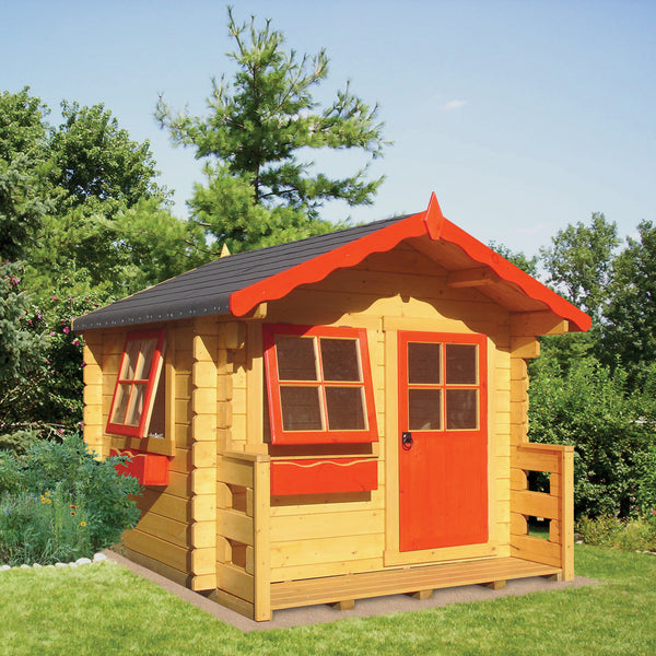 Shire 8x8 Salcey Playhouse with 28mm Cladding