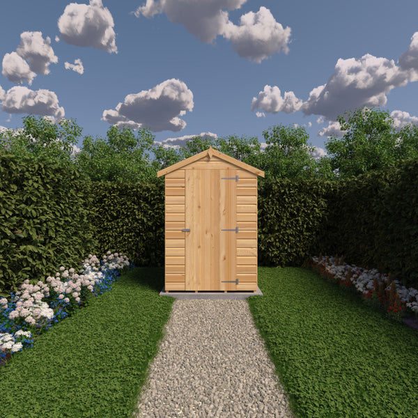 Shire 4x4 apex shed 12mm shiplap interlock cladding