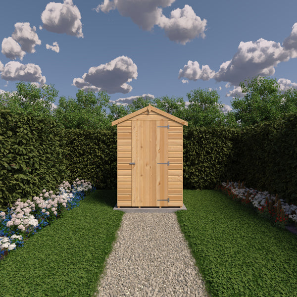 Shire 4x4 apex shed 12mm shiplap interlock cladding