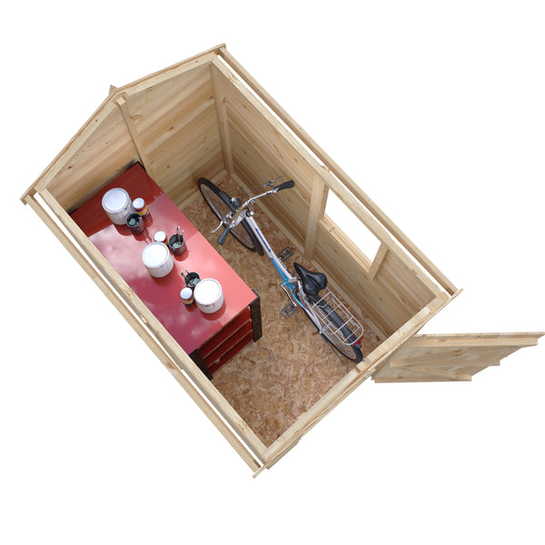 Shire Shetland Shiplap Apex 6x4 12mm interlock Clad wooden Shed