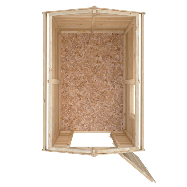 Shire Shetland Shiplap Apex 6x4 12mm interlock Clad wooden Shed