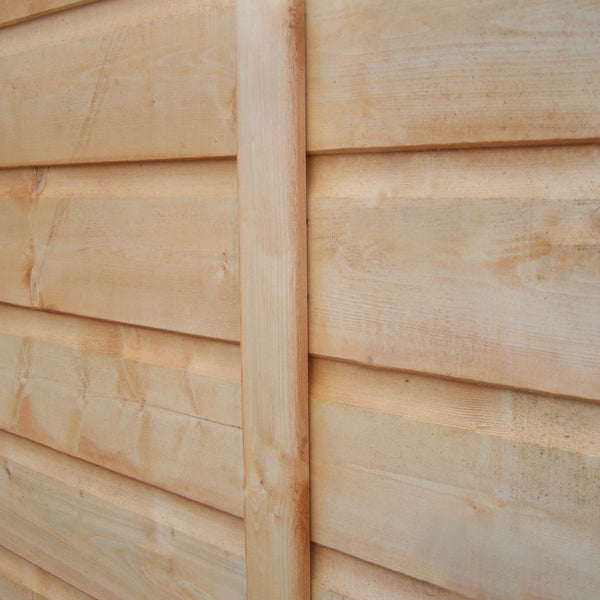 Shire Durham 8x6 12mm interlock Clad wooden Shed
