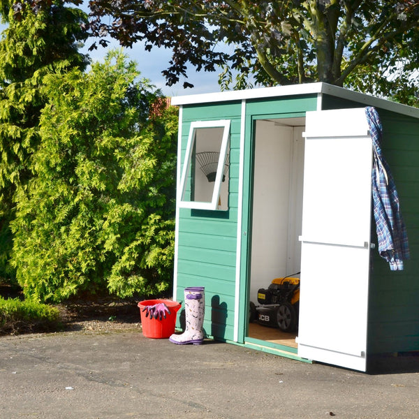 Shire Pent 6x4 12mm interlock Clad wooden Shed - Best Shed
