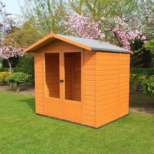 Shire Avance 7x5 12mm interlock Clad wooden Summerhouse - Best Shed