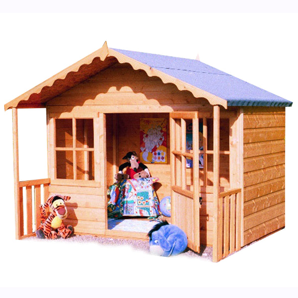 Shire Pixie 6x5.5 Childrens Playhouse with 12mm Shiplap cladding - Best Shed