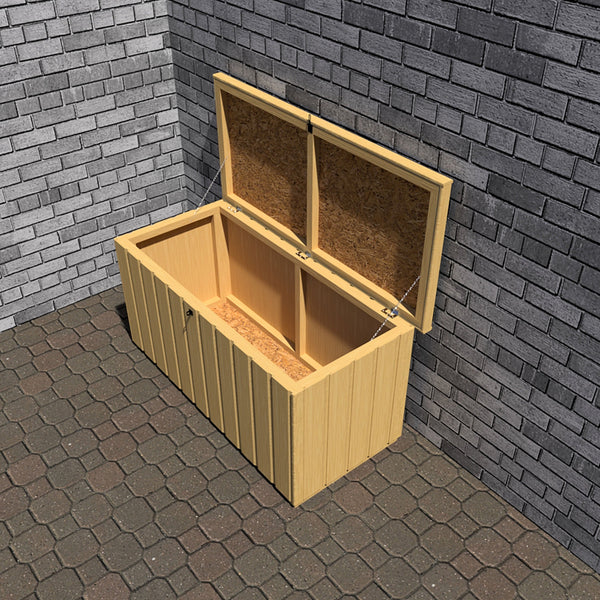 Shire Garden Storage Box interlock 4x2 - Best Shed