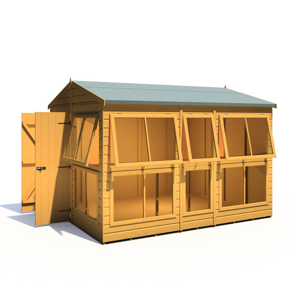 8x10 Sunhut Potting Shed with double doors - Best Shed