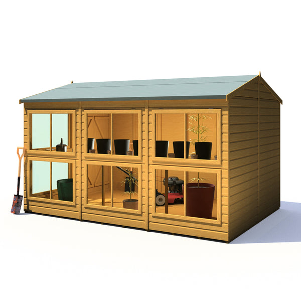 8x12 Sunhut Potting Shed with double doors - Best Shed